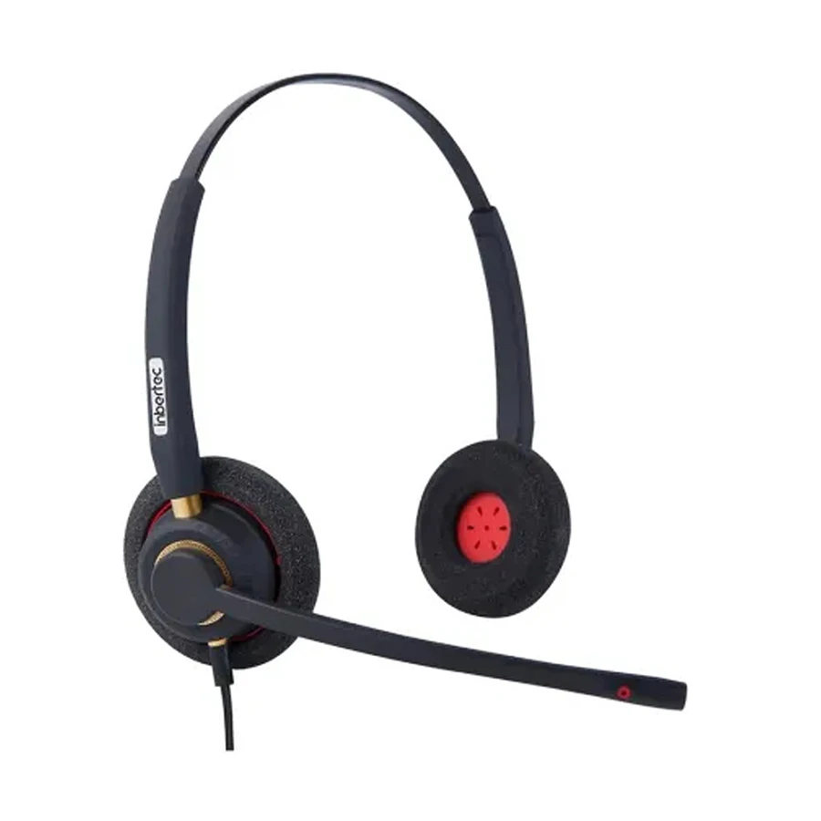 Inbertec UB800DM Wired USB Noise Cancelling Headphone