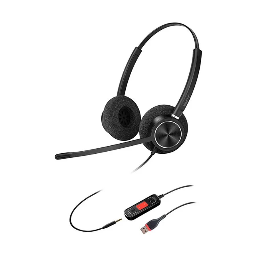 Inbertec C10DJM Duo USB & 3.5mm Jack Noise Cancelling Headphone