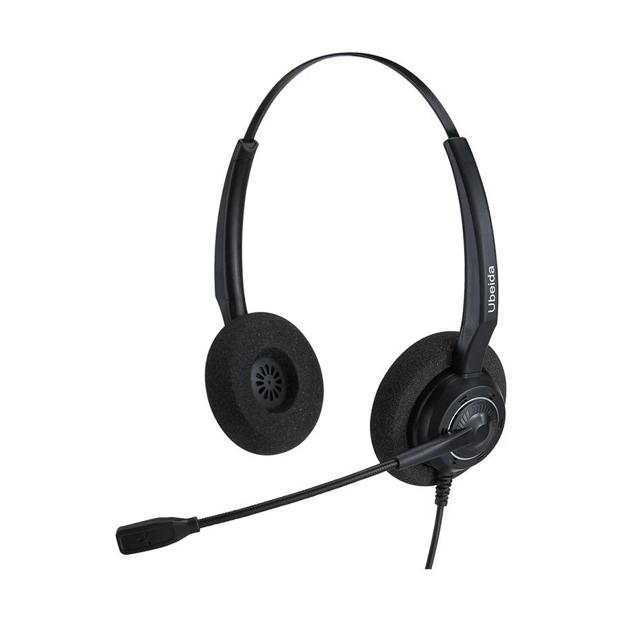 Inbertec UB200DU Duo Wired USB Noise Cancelling Headphone